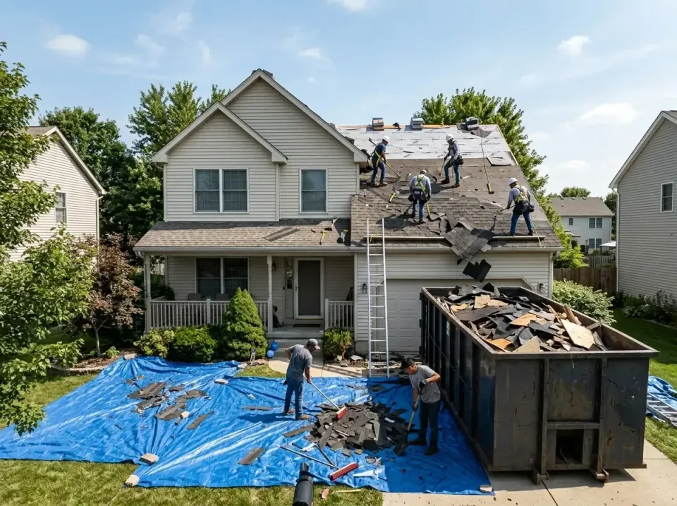 roof-replacement-debris-remova-004 — frequently asked questions, Cheapest Dumpster Rentals in Tipp City, OH
